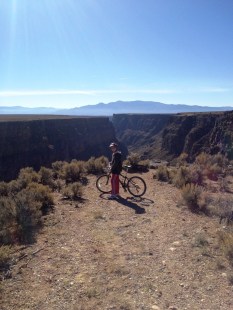 West Rim Trail overlooking the Rio Grande